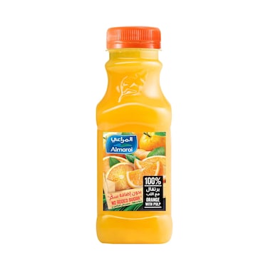 Almarai No Added Sugar Orange Juice with Pulp, 300ml