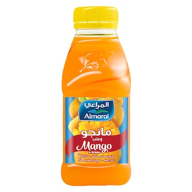 Almarai Mango and Grape No Added Sugar Juice, 200ml