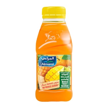 Almarai No Added Sugar Mixed Fruit Mango Juice, 200ml
