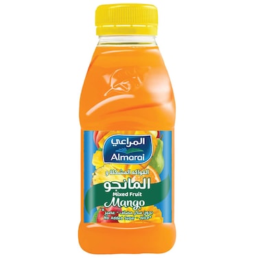 Almarai No Added Sugar Mixed Fruit Mango Juice, 200ml