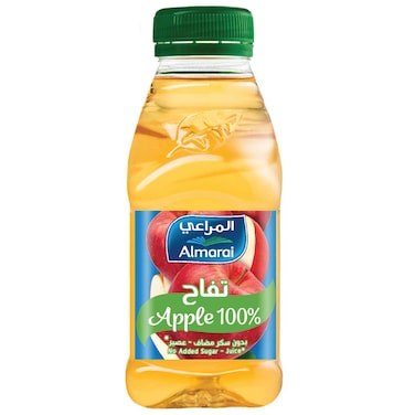 المراعي عصير تفاح  بدون سكر مضاف، 200 ملل