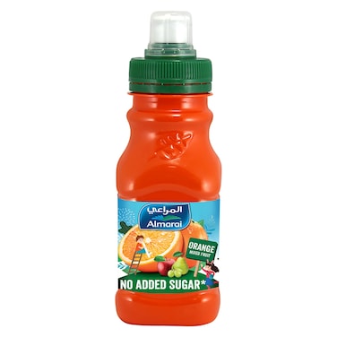المراعي عصير برتقال فواكه مشكلة بدون سكر مضاف للأطفال، 180 ملل