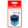 Faber-Castell Grip Sharpener Trend Double Hole, Assorted Colours