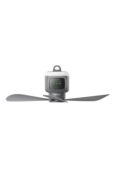 Lifestyle Camping Rechargeable Ceiling Fan with 12000mAh Battery, Timer &amp; Night Light