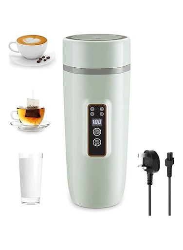 Travel Kettle, 4 Preset Temperature Control Fast Water Boil Portable Electric Kettle, Stainless Material Automatic Shut off Tea Pot, Suitable for Milk, Coffee, Water and Making Tea,350ml Green