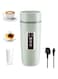 Travel Kettle, 4 Preset Temperature Control Fast Water Boil Portable Electric Kettle, Stainless Material Automatic Shut off Tea Pot, Suitable for Milk, Coffee, Water and Making Tea,350ml Green