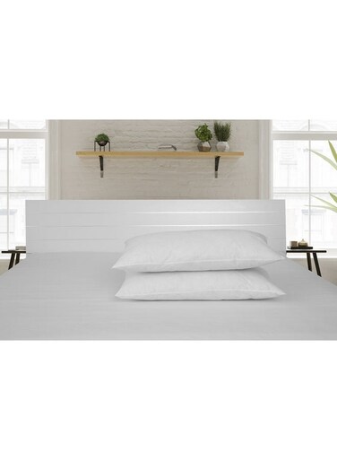 Linen Klub Non Woven Home Essential Pillow Cotton White 48x74cm