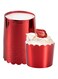 Dootafy Paper Baking Cups, 50pcs Cupcake Liners Red Muffin Liners Greaseproof Disposable Bulk Cupcake Wrapper, 6 oz Standard Jumbo Muffin Cups for Halloween Christmas Parties