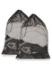 Beynant 2 Pack Black Mesh Laundry Bags, 23 x 34 Inches Heavy Duty, Drawstring Closure, Odor Resistant, Large Laundry Drawstring Bag for College, Dorm, Travel, Family and Apartment Dwellers