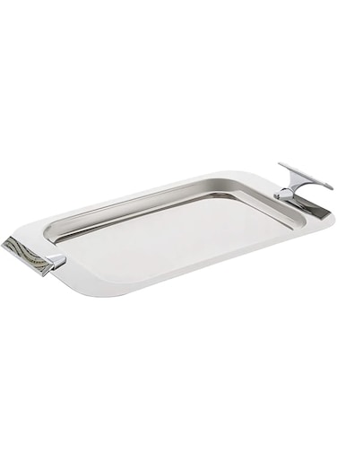 Regent H2511233 Stainless Steel Orient Tray Rectangular - Silver