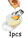 Yolk Separator&iuml;&frac14;&OElig;Egg Separator for Raw Eggs,Food Grade Stainless Steel Egg Yolk White Separator, Kitchen Baking Gadgets