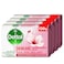 Dettol Skincare Bar Soap Rose and Sakura Blossom Scent 120g Pack of 4