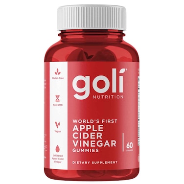 Goli Apple Cider Vinegar Gummies, 60 Gummies