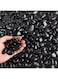 CJGQ Black Pebbles for Plants 3lb Bulk Bag 1"- 1.5" Aquarium Gravel Decorative Polished Stone Natural River Rocks for Fish Tank