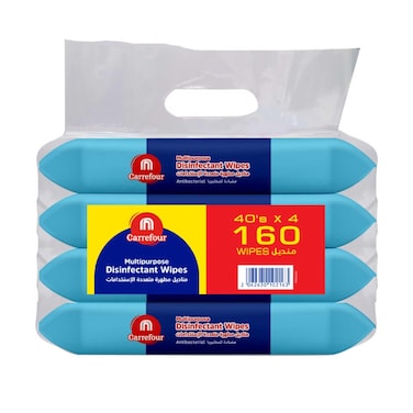 Carrefour Household  160 Wipes