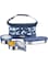 MILTON Camo Delight Stainless Steel Tiffin (2 Click Lock Round Containers, 380 ml Each; 1 Oval Container, 450 ml) with Insulated Jacket, Assorted Colors   Leak &amp; Odour Proof   Office Lunch Box