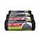 Carrefour Oxo-Biodegradable Garbage Bags Black Medium 50 Gallon, 20 Bags, Pack of 3