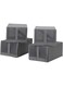 SKUBB Shoe box &amp; Storage Organiser, Dark grey, 22x34x16 cm