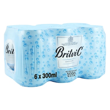 Britvic Club Soda Water 300ml Pack of 6