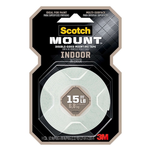 Scotch Permanent Mounting Tape White