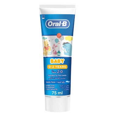 أورال بي معجون أسنان  بتصميم بيبي ويني ذا بوه 75 ملل 0-2 سنة