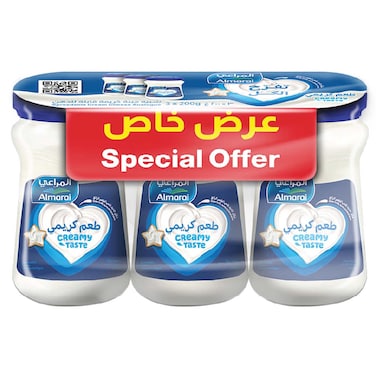 Almarai Cream Cheese Jar, 200g Pack of 3