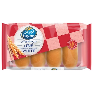 l'usine Sandwich Roll White, 50g, Pack of 4
