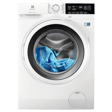 Electrolux Front Load Washer EW6F3844BB, 8 kg, Fuzzy Logic Technology, 1400 rpm, 0.808 kWh, White