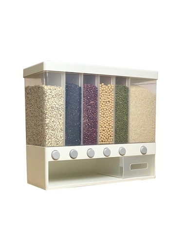 Whole grain storage box, compartment, easy to access, automatic rice delivery