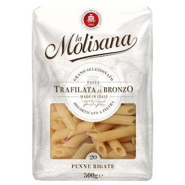 لا موليسانا رقم 20 ترافيلاتا البرونزو بيني ريغاتيي معكرونة، 500 غرام