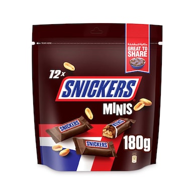 Snickers Chocolate Minis Original Pouch 180g