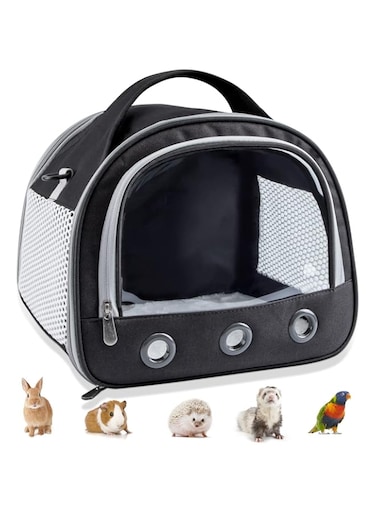 Excefore Large Portable Small Animal Carrier Bag for Rabbit Hedgehogs and Chinchillas with Adjustable Strap