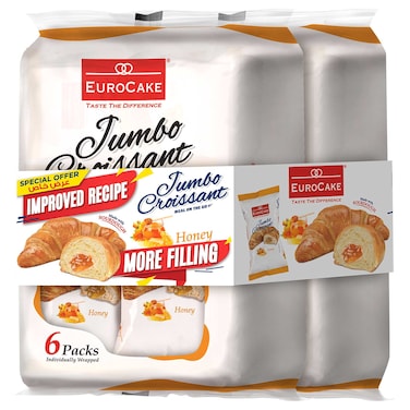 Euro Cake Honey Croissant, 300g Pack of 2