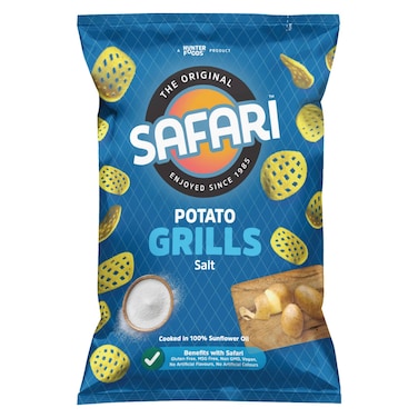 Hunter Foods Safari Salt Potato Grills, 125g