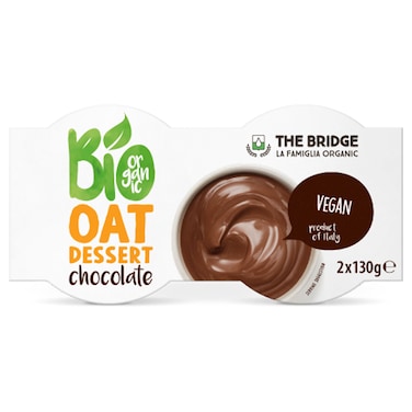 The Bridge Bio Organic Oat Dessert Chocolate 130g Pack of 2 Assorted
