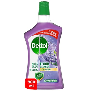 Dettol Antibacterial Floor Cleaner Lavender Scent, 900ml
