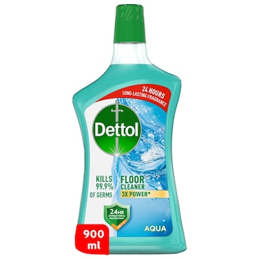 Dettol Antibacterial Floor Cleaner Fresh Aqua Scent, 900ml