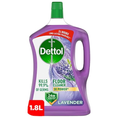 Dettol Antibacterial Floor Cleaner Lavender Scent, 1.8L