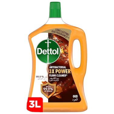 Dettol Antibacterial Floor Cleaner Oud Scent, 3L