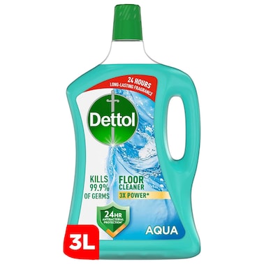 Dettol Antibacterial Floor Cleaner Fresh Aqua Scent, 3L