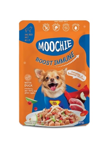 Moochie Dog Food Casserole with Duck - Boost Immune Pouch 85g (1pack)
