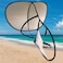 Hands-Free Wearable Sun Shade Umbrella with Harness &amp; Storage Pouch - 58cm Portable Weather Canopy