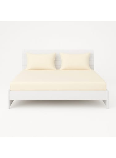 2-Piece Deyarco Single Size Sheet Set cotton_blend Cream