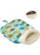 Azonee Cat Sleeping Bag for Indoor Cats, Winter Soft Plush Semi-Enclosed Bed, Winter Warm Cat Sleeping Bag for Cats 6-8kg, 55 * 45 CM, (Blue-L)