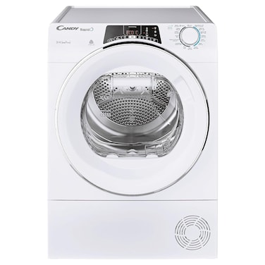 Candy Rapid O Heat Pump Dryer 10kg - RO H10A2TCE-19 - Heat Pump - White - WiFi+BT - 5 Digit Display