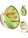 Azonee Cat Cone Collar Soft, Comfortable Cat Recovery Collar Pet Cone for Small Large Cats, Lightweight Elizabethan Collar for Cats Kittens After Surgery Prevent from Licking Wounds(Green, M)