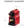 Nespresso&nbsp;Inissia coffee machine Bundle with Aeroccino 3 by&nbsp;Nespresso, Ruby Red&nbsp;- UAE Version