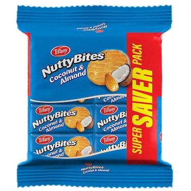 Tiffany Nutty Bites Coconut and Almond Cookies, 97.2g