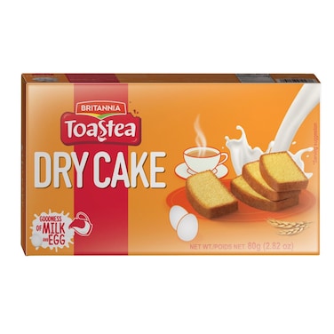 Britannia Toastea Dry Cake Rusk, 80g