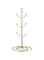 NALACAL 6 Holder, Countertop Mug Tree, 6 Hook Coffee Cup Dryer Kitchen Coffee Mug Tree Countertop Tea Cups Holder Stand,Gold